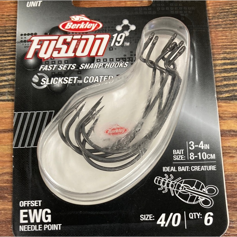 Berkley Fusion Offset EWG Hooks 4/0