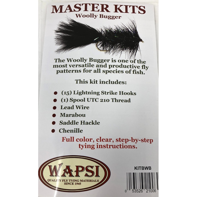 Wapsi Wooly Bugger Master Fly Tying Kit
