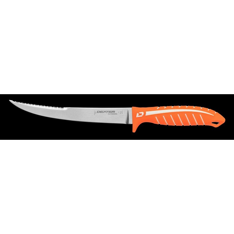 Dexter Dextreme 8" Dual Edge Stiff Fillet Knife with Sheath