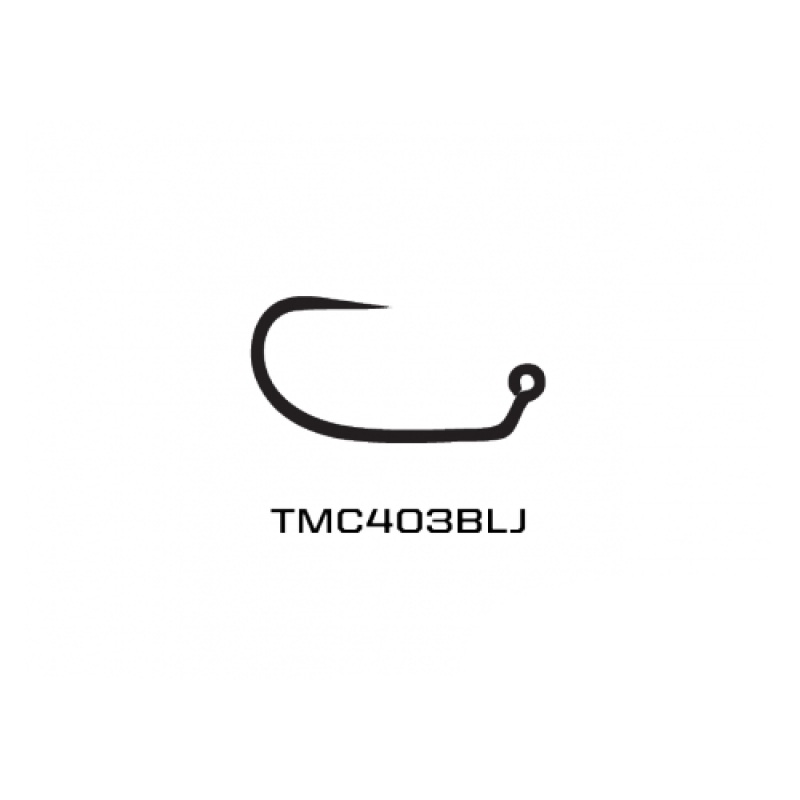 Tiemco TMC 403BLJ Barbless Jig Nymph Hooks - 25 Pack