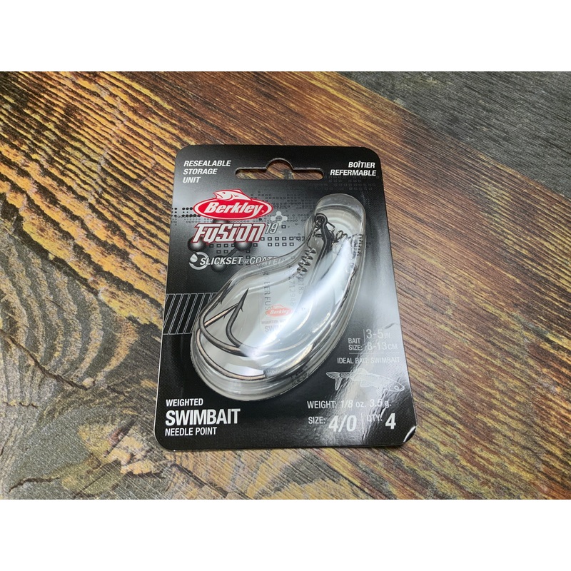 Berkley Fusion 19 Weight Swimbait 4/0 1/8 oz. Smoke Satin