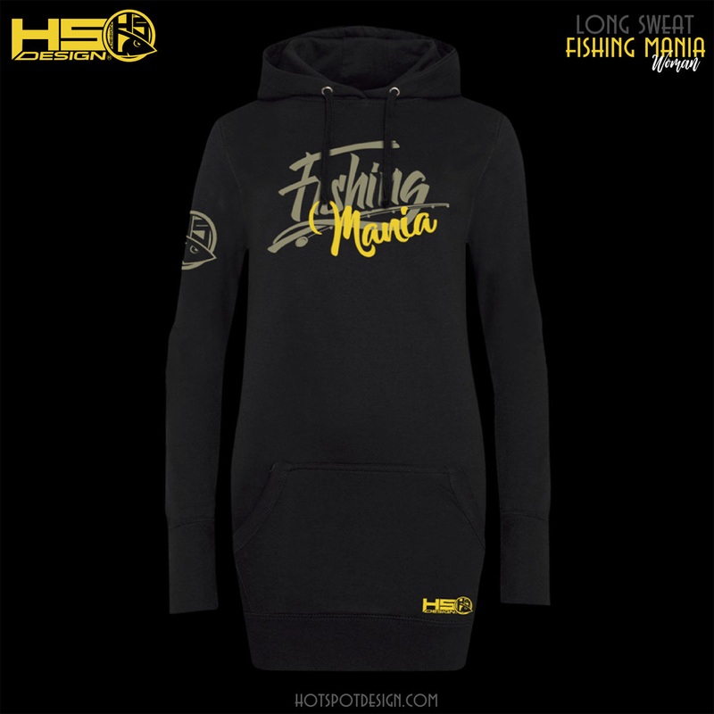 Hotspot Design - Long hoodie Fishing Mania woman