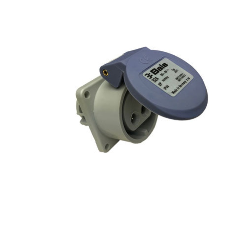 Kristal 32 Amp Flush Mount Female Receptacle 12/24V PR