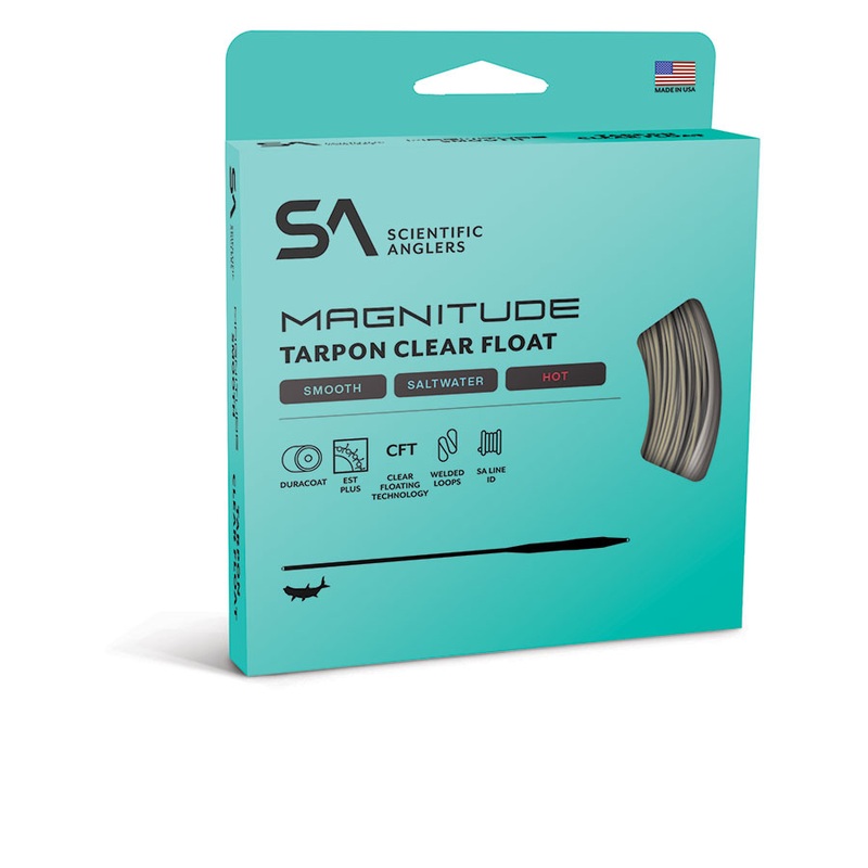 SA Magnitude Smooth Tarpon - 12 Clear Floating Tip