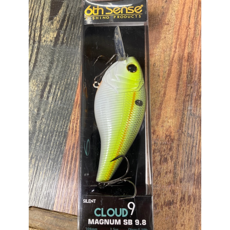6th Sense Cloud 9 Mag 9.8 Silent 1.5 oz. Sexified Chart Shad