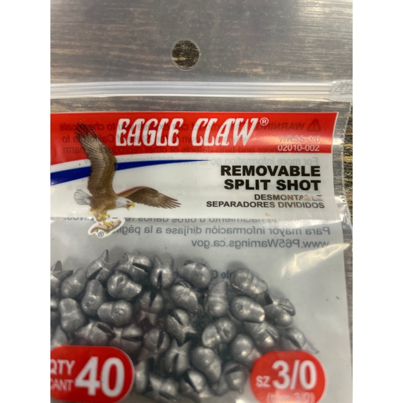 Eagle Claw Remove Split Shot 3/0