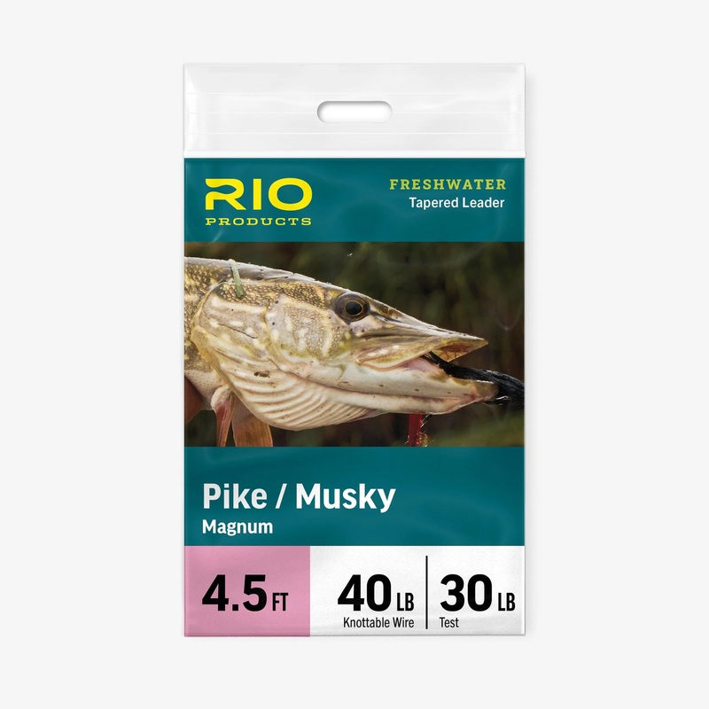 Rio Pike/Musky Magnum Leader - 4.5ft