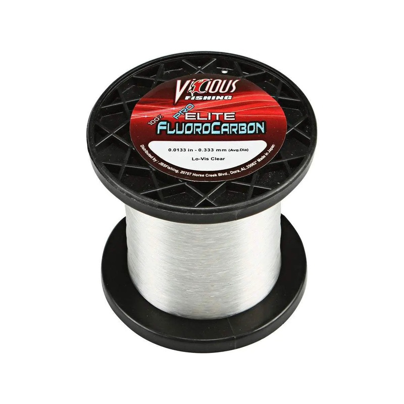 Vicious Pro Elite 100% Fluorocarbon 200yd Spools