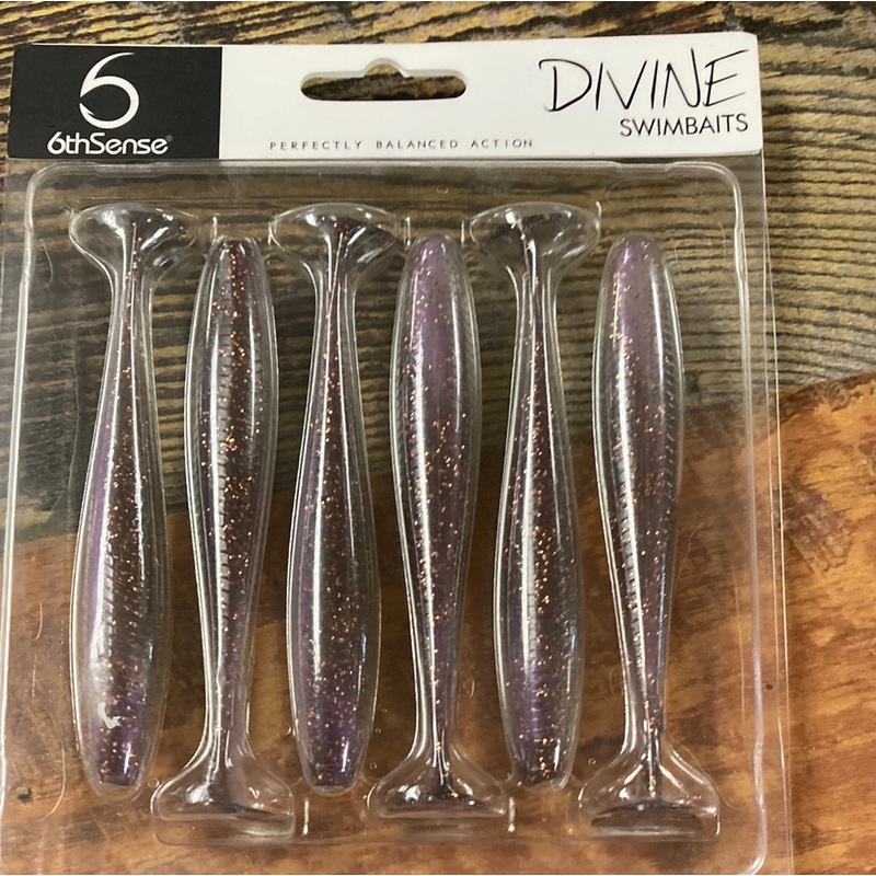 6th Sense Divine Swimbaits 4.4" Clearwater Rose