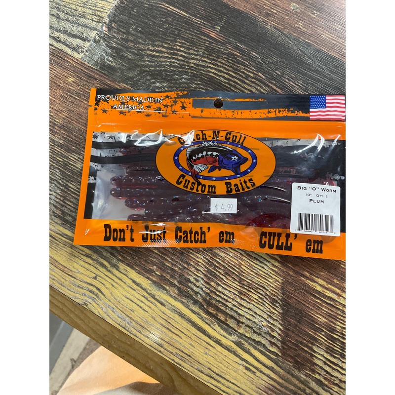 Catch-N-Cull Big O Worn 10"  Plum