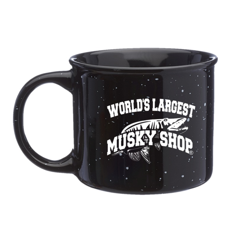 Musky Shop Ceramic Campfire Coffee Cup Mug "World's Largest"