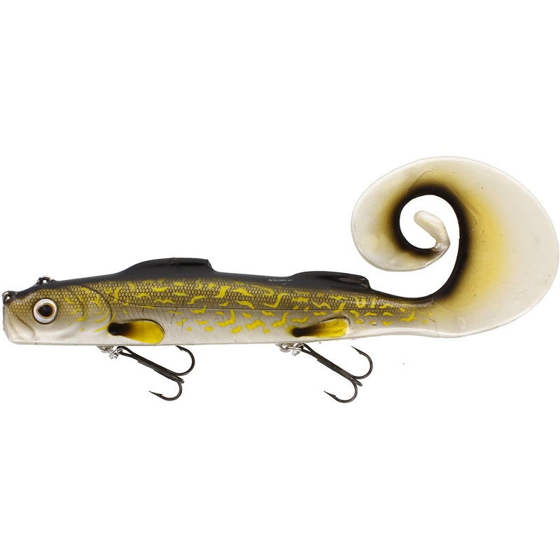 Westin MonsterTeez Curl Tail Swimbait 9 7/8" Natural Pike