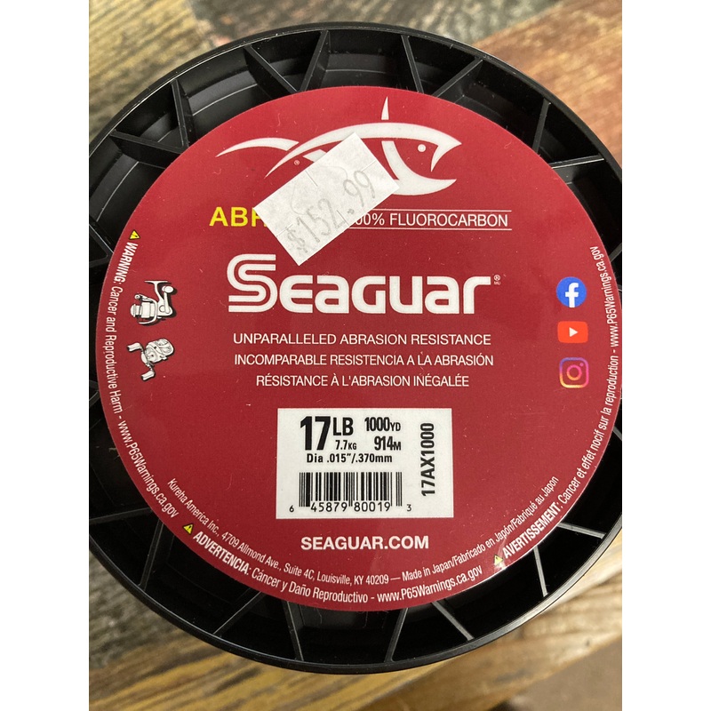 Seaguar Abrazx 17 lb. 1000yd