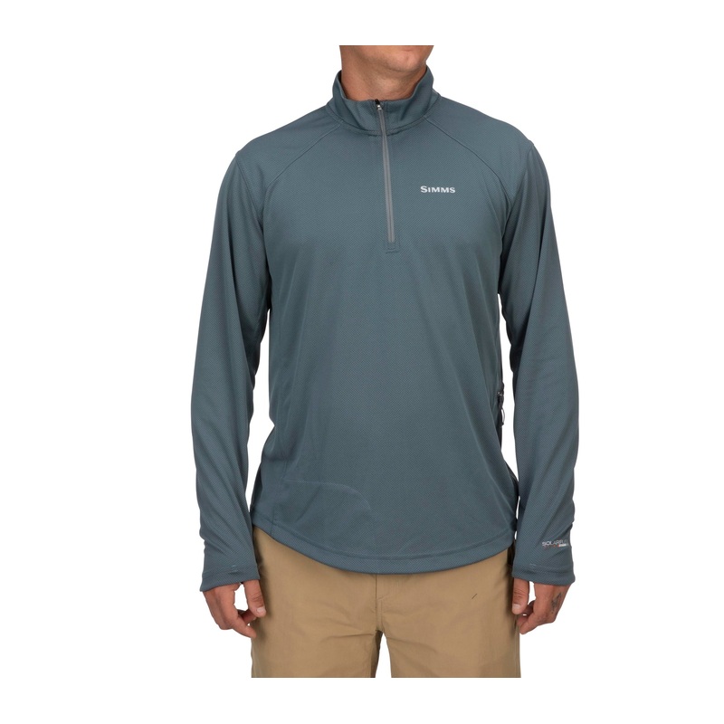 Simms Ms SolarFlex Plus 1/2 Zip-Storm