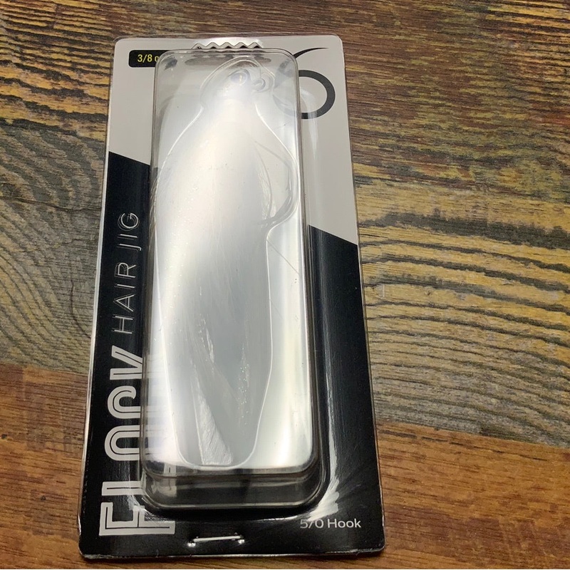 6th Sense Flock Hair Jig 3/8 oz. Shad Ice