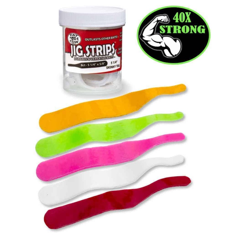 Fat Cow Jig Strips 5 1/4 Skinny Tail