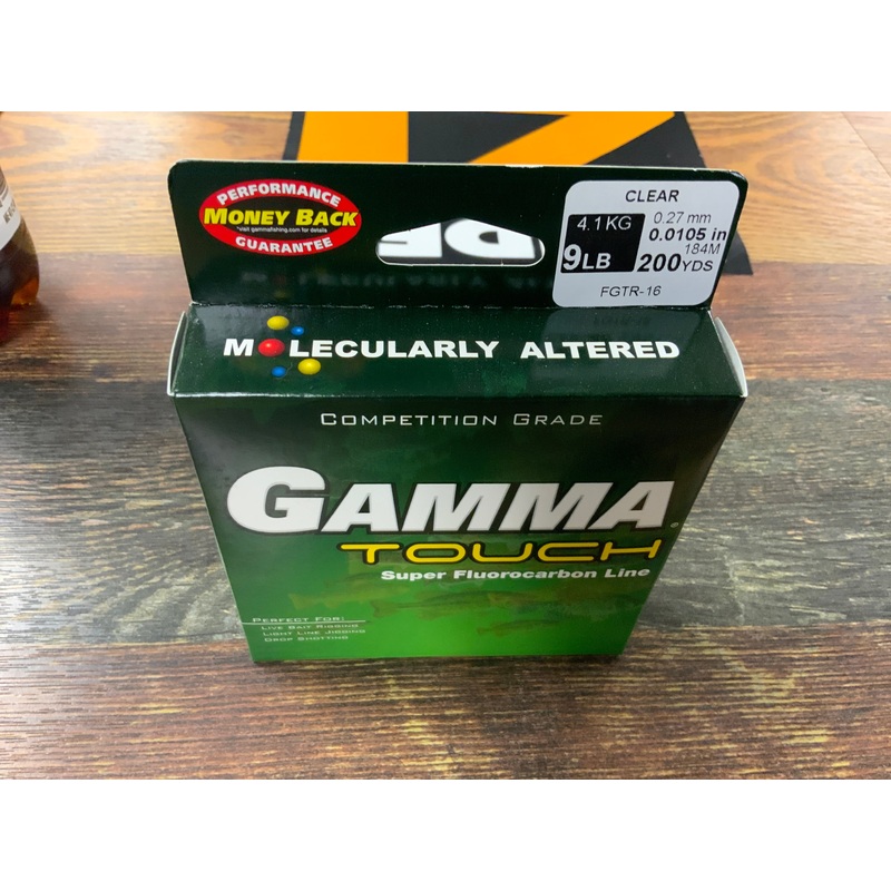 Gamma Touch Super Fluoro 9lb. 200yd. Clear