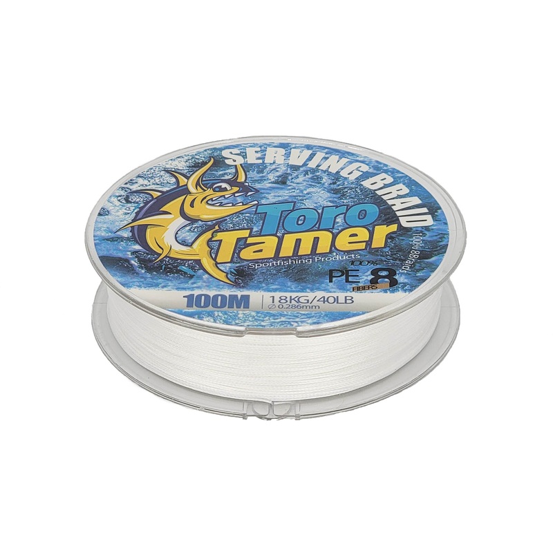 Toro Tamer 8 Strand Hollow Serving Braid 100m
