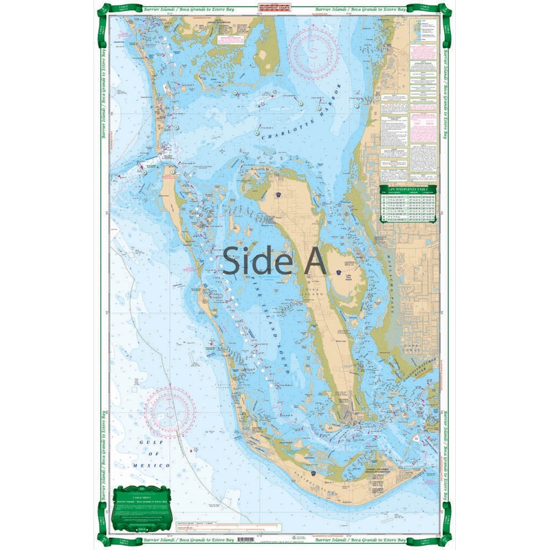 Waterproof Charts 25E Barrier Islands - Boca Grande to Estero Bay