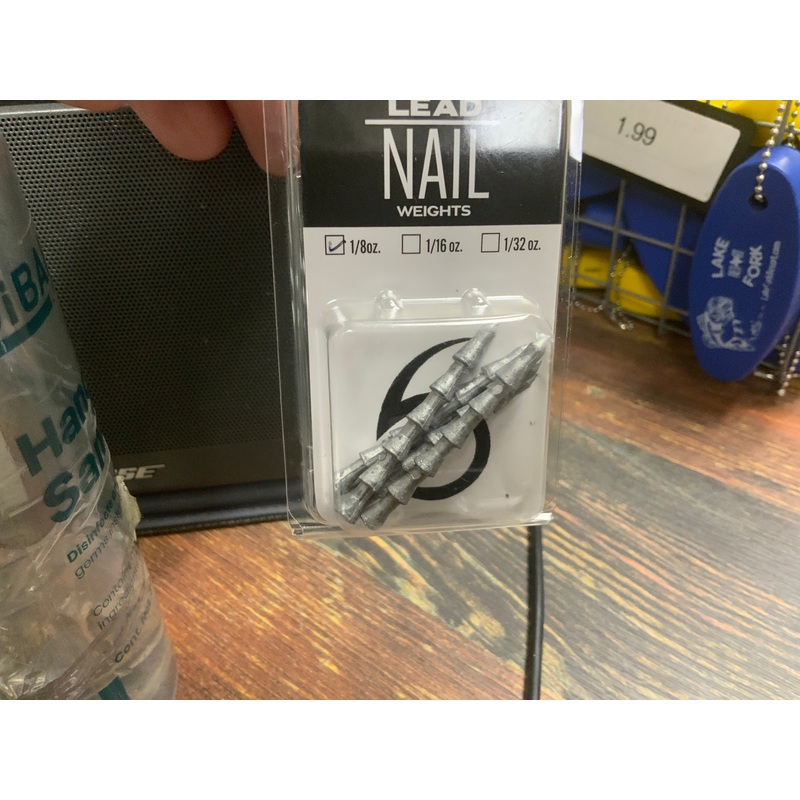 6th Sense Nail Weights 1/8 oz. Lead