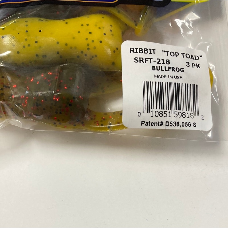 Ribbit Top Toad - Bullfrog