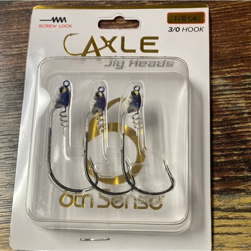 6th Sense Axle Jig Heads 1/8 oz. 3/0 Baby Shad
