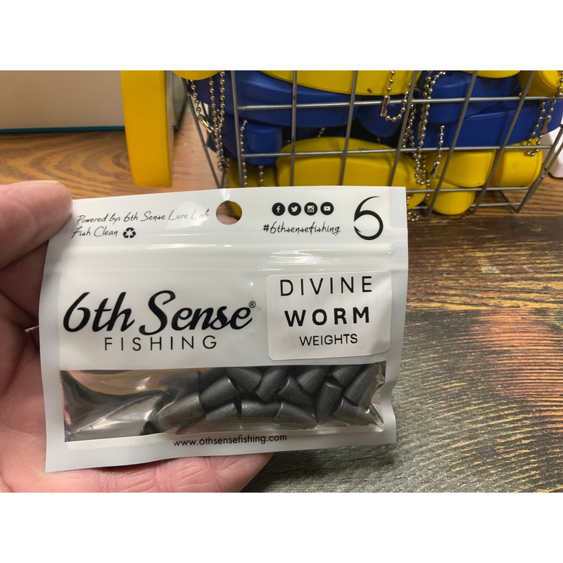 6th Sense Divine Worm Weight 1/8 oz. Lead
