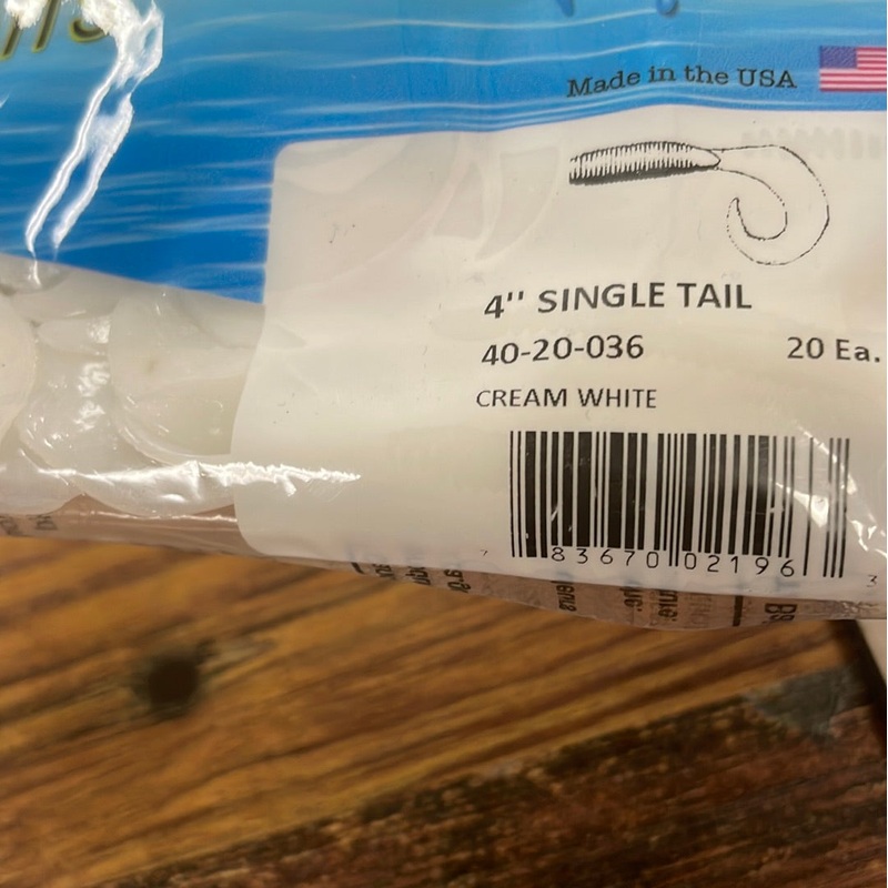 Yamamoto 4 Single Tail - Cream White