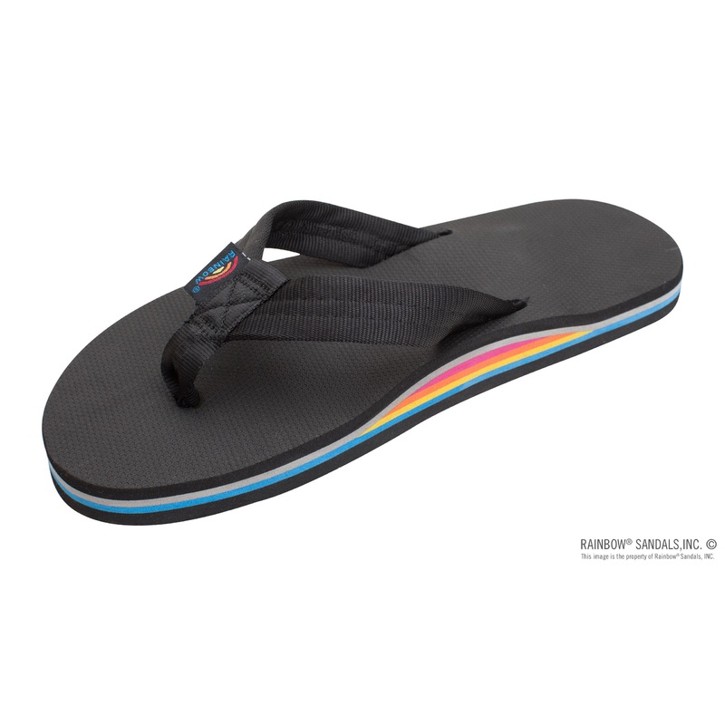 Rainbow Sandals Classic Rubber - Single Layer Soft Top 1" Nylon Strap