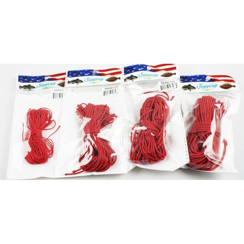 Jigging World Soft Red Kevlar Line