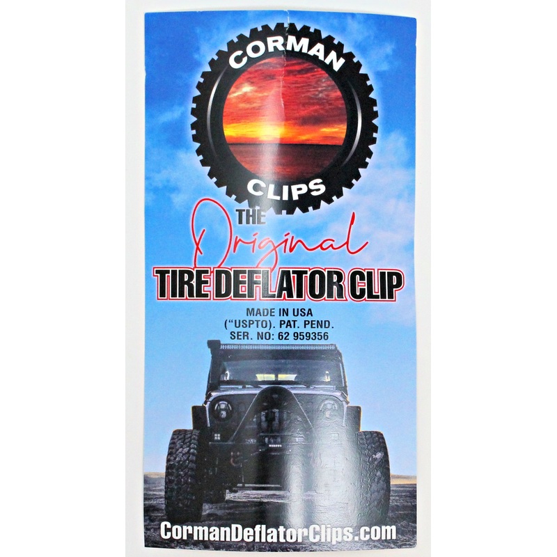 Corman Clips - The Original Tire Deflator Clips