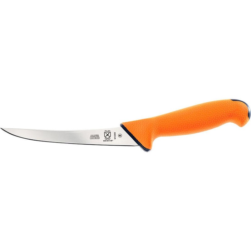 MERCER SPORT Flexible Curved Orange Sport Handle Boning 6" Knife