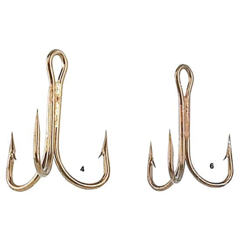 Mustad 3599C-BR Kingfish Treble Hooks 25pk
