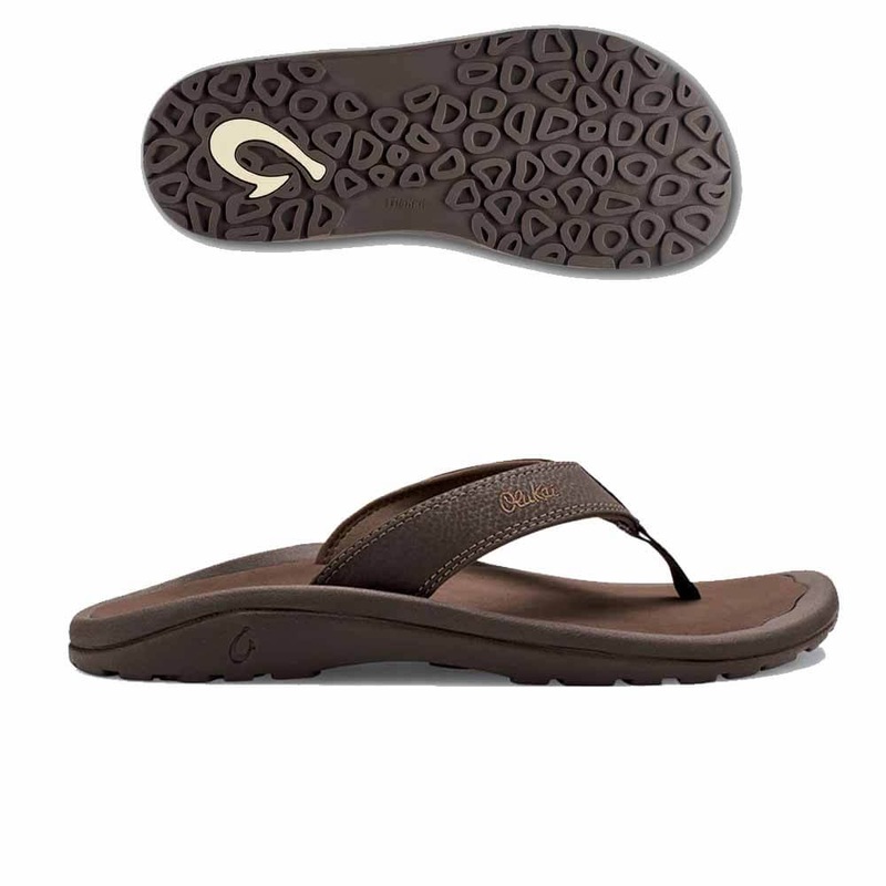 Olukai Ohana Tan/Dark Java Sandal