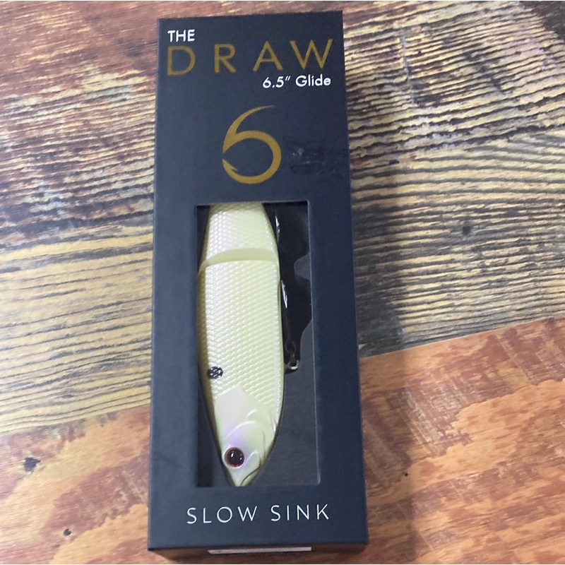 6th Sense The Draw Glide 6.5" Bone Pearl - Slow Sink