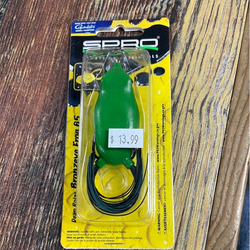 Spro Bronzeye Frog 65 Green Black