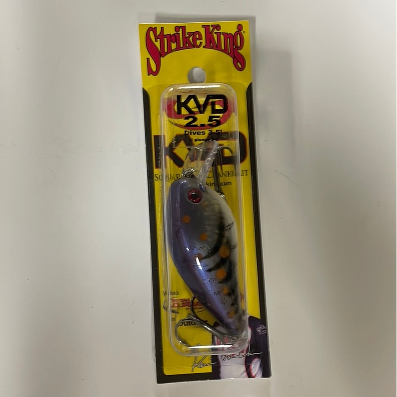Strike King KVD 2.5 Dives 3-5 Blu Craw