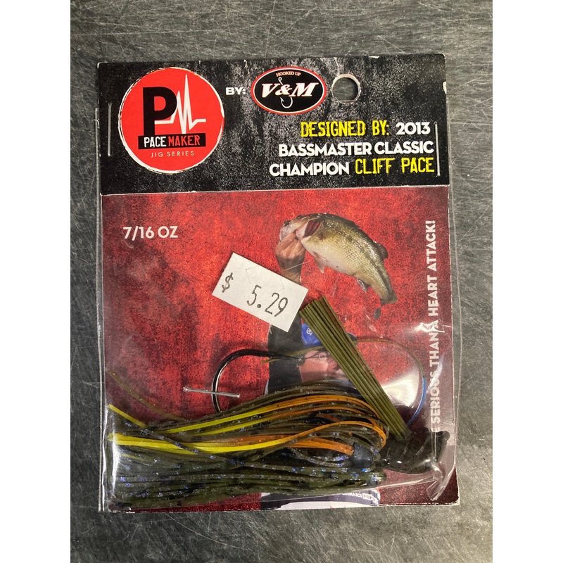 V&M Pacemaker Skip Jig. 7/16 oz. Bluegill