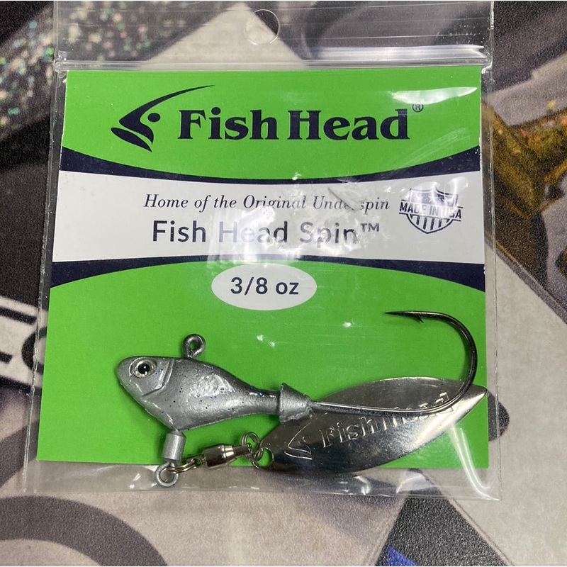 Fish Head Spin 3/8 oz. Smokin Shad