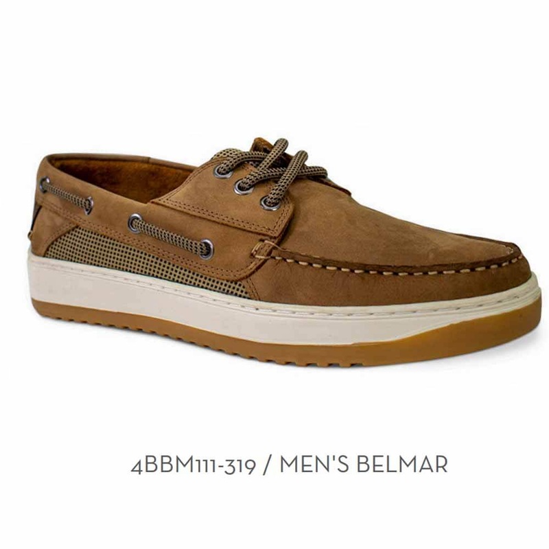 Frogg Toggs Belmar Caramel Men's Boat Shoe
