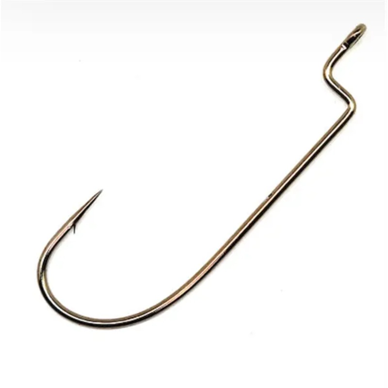 Gamakatsu Offset Shank Worm Hook, Bronze