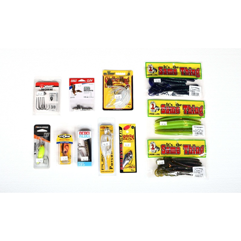 Lake Pro Tackle Bass Fishing Starter Kit
