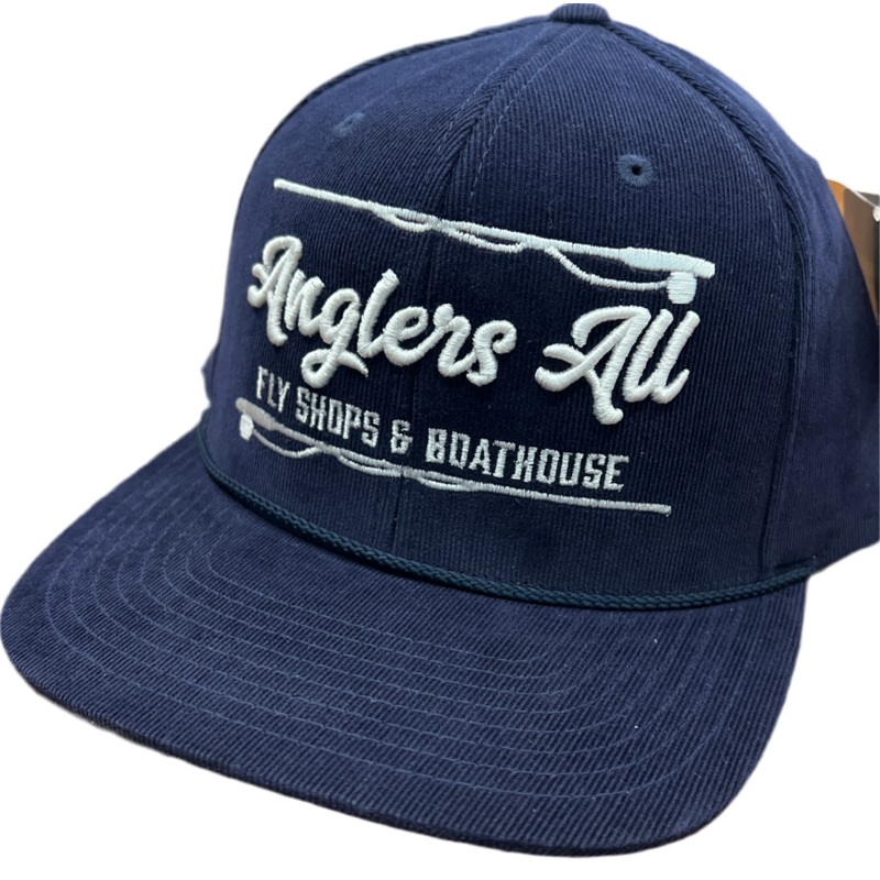 Anglers All Fly Shops & Boathouse Corduroy Hat - Navy