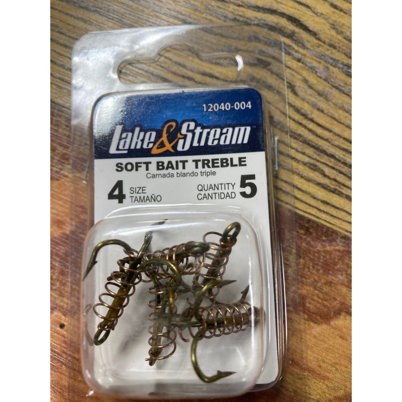Lake & Stream Treble #4 Soft Bait