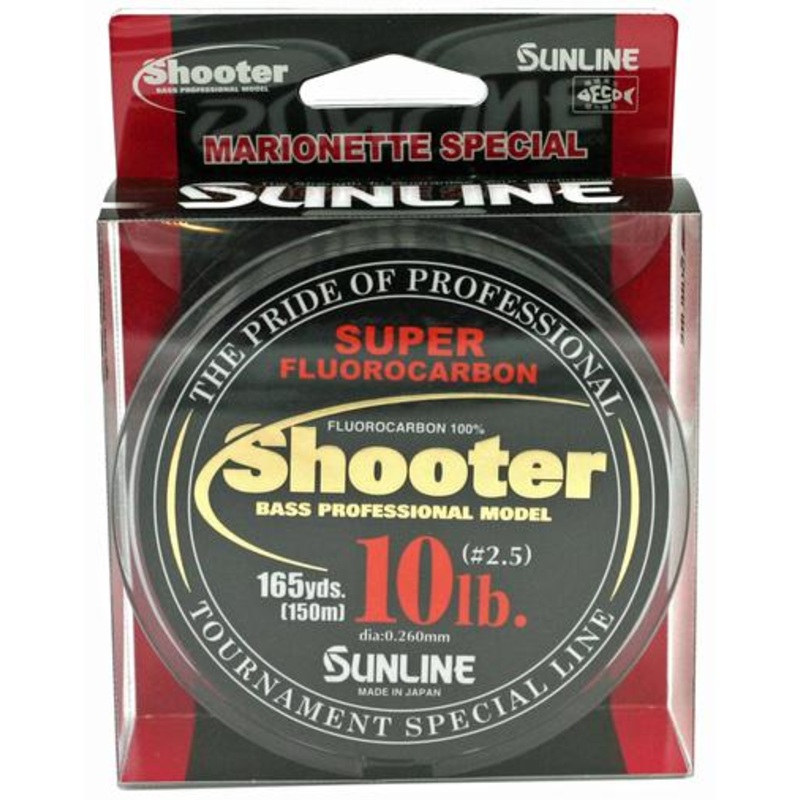 Sunline Shooter Fluorocarbon Line  (110yd - 165yd Spools)