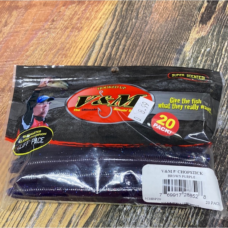 V&M Chopstick 5" Brown Purple
