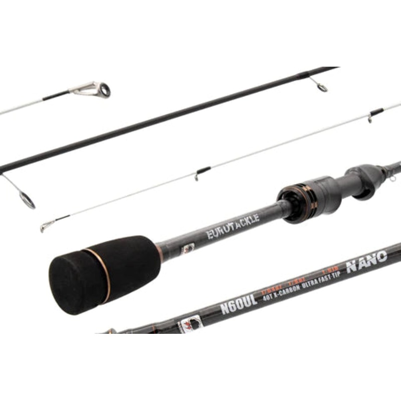 EUROTACKLE MICRO FINESSE 6'0" ULTRA LIGHT "NANO" SPINNING ROD