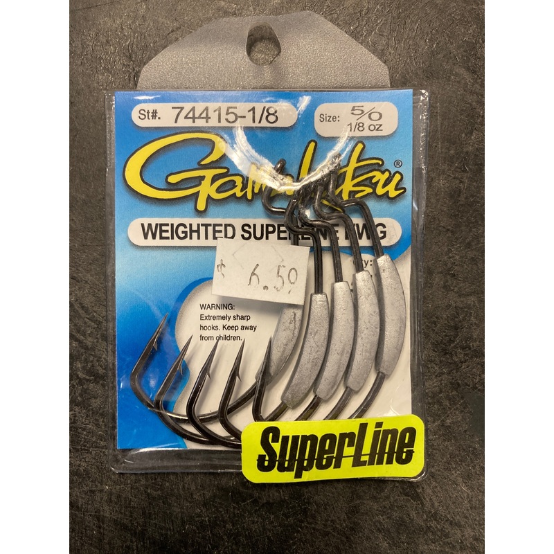 Gamakatsu Weighted Superline EWG 1/8 oz. 5/0