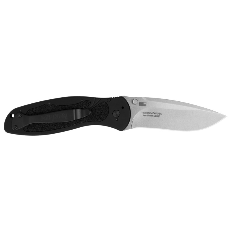 KERSHAW BLUR - BLACK STONE WASH S30V KNIFE