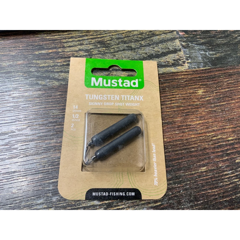 Mustad Titan Skinny Drop Shot 1/2 oz.